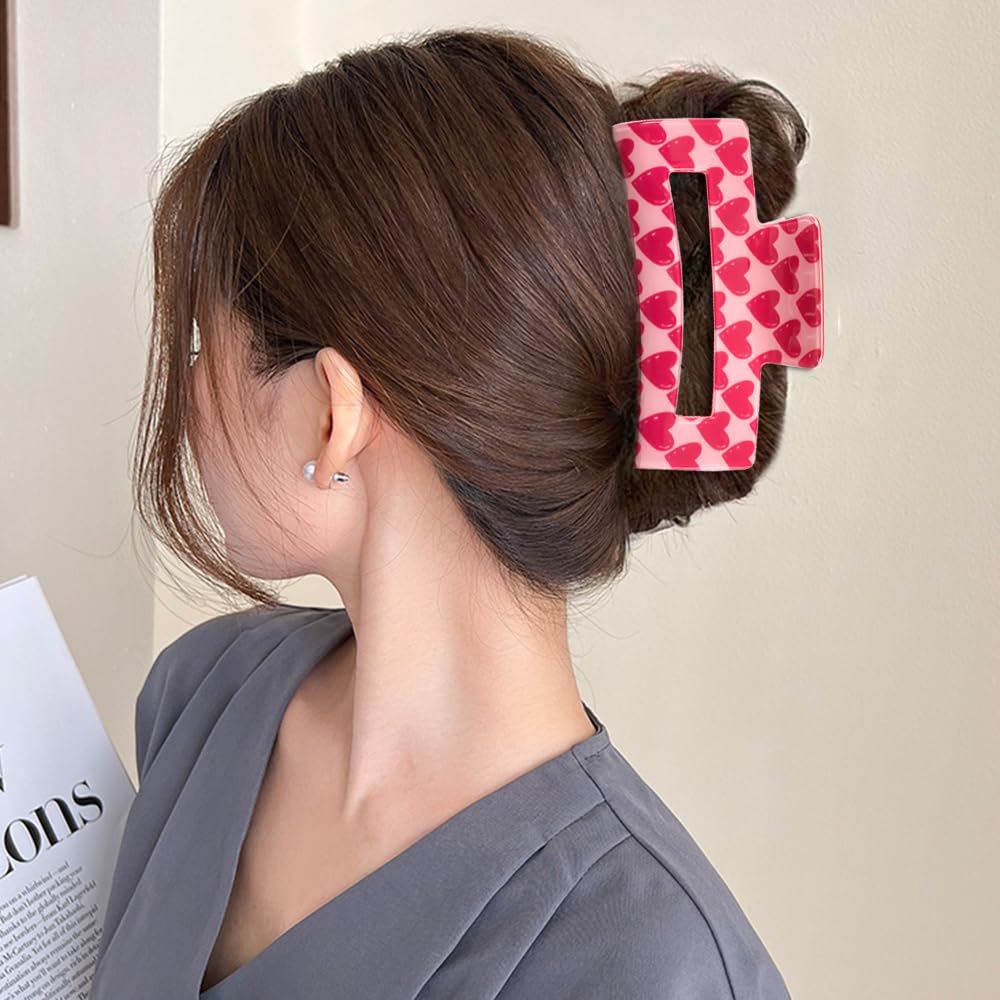 Amazon.com : AIUPUOC Valentine's Day Heart Hair Clips for Women
